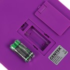 Весы кухонные Centek CT-2461, электронные, до 5 кг, серебристо-фиолетовые - Фото 5