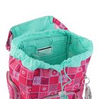 Рюкзак школьный Sternbauer на затяжке 39*27*19 для девочки, розовый - Фото 5