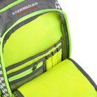 Рюкзак школьный Sternbauer 40*30*16 + мешок для обуви, зелёный/серый - Фото 6