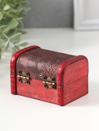 Шкатулка для украшений «Сундучок. Цветочная», дерево, 6×8.8×5.5 см - Фото 4