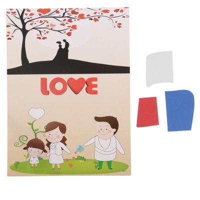 Аппликация - открытка 3D «Love», из ЕVA
