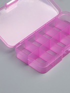 Шкатулка-органайзер для хранения мелочей со съёмными ячейками, 10 отделений, пластик, 2×12.5×6.5 см, МИКС - Фото 7