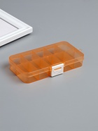 Шкатулка-органайзер для хранения мелочей со съёмными ячейками, 10 отделений, пластик, 2×12.5×6.5 см, МИКС - Фото 8