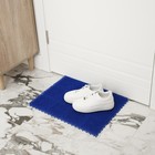 Покрытие ковровое щетинистое без основы «Травка», 40×53 см, синий - Фото 5