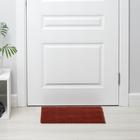 Покрытие ковровое щетинистое без основы «Травка», 40×53 см, цвет терракотовый - Фото 2