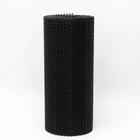 Покрытие ковровое щетинистое без основы «Волна», в рулоне 10 пог.м, сегмент, чёрное - Фото 7