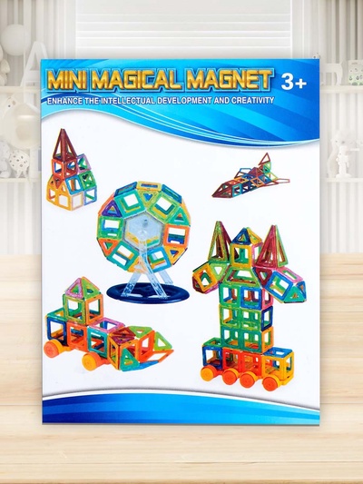 Конструктор магнитный «Мини магический магнит», 158 деталей