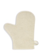 Рукавица для бани и сауны, полиэфир, белая - Фото 3