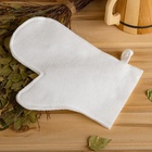 Рукавица для бани, эконом, войлок синт. - фото 809394710