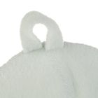 Шапка для бани и сауны, полиэфир 70%, шерсть 30%, белая - Фото 2