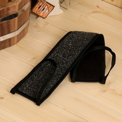 Мочалка банная с ручками «Жесть», 48×10 см