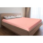 Простыня на резинке 2-спальная, 180×200+20 см, коралловая, кулирка - Фото 1