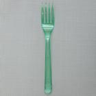 Вилки одноразовые Мистерия, набор 10 шт., 18 см, пластик, зелёные - Фото 3