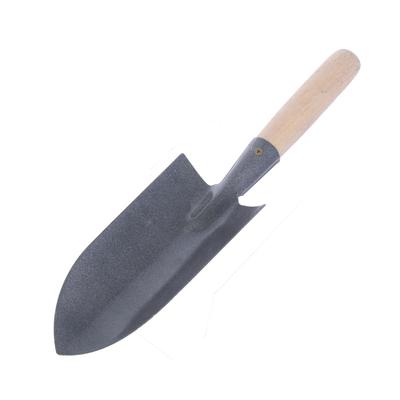 Совок посадочный, длина 34 см, ширина 8.5 см, деревянная ручка, МИКС