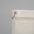 Сумка женская, отдел на молнии, наружный карман, цвет белый - Фото 4