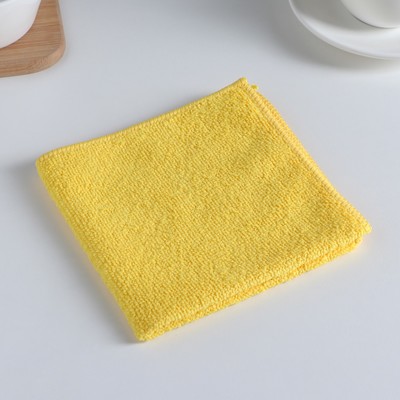 Салфетка из микрофибры 29×29 см, 220 г/м2, цвет МИКС