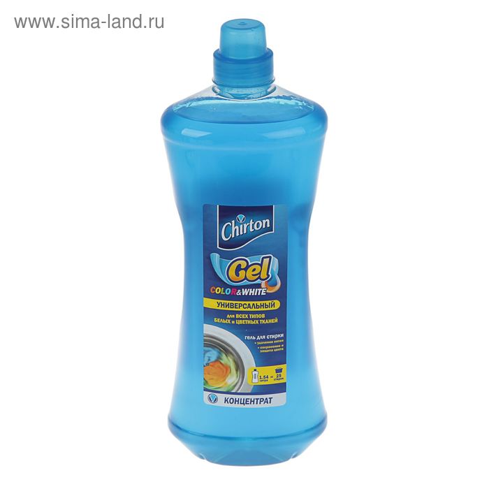 Жидкое средство для стирки Chirton, гель, универсальное, 1.5 л - Фото 1