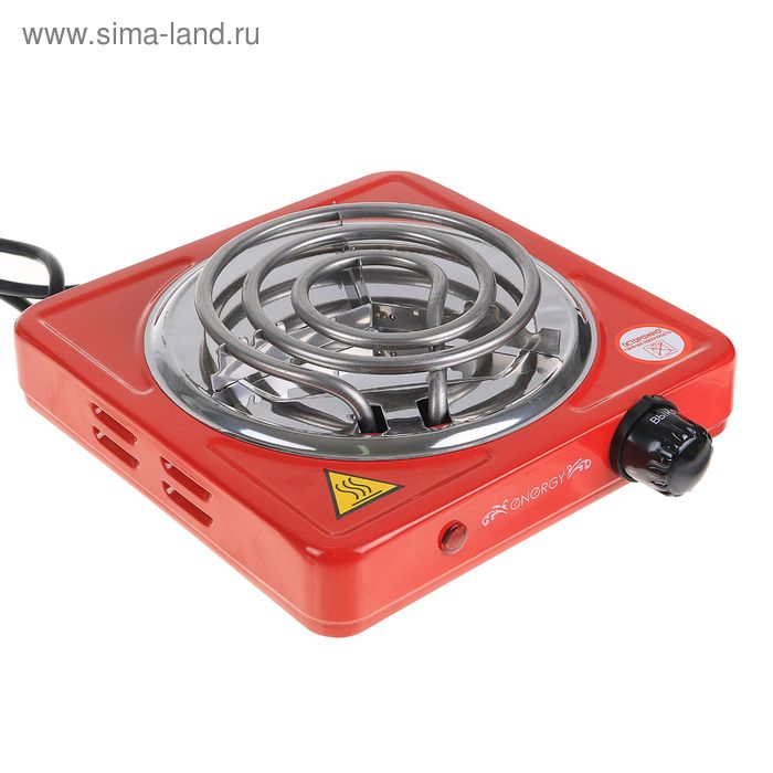 Плитка электрическая ENERGY EN-902R, 1000 Вт, 1 конфорка, красная - Фото 1