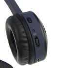 Наушники Defender FreeMotion B085, радио-беспроводные,накладные,микрофон,250 мАч,темно-синие - Фото 5