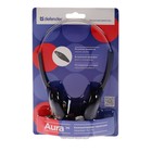 Наушники Defender Aura 99, компьютерные, микрофон, 85 дБ, 32 Ом, 3.5 мм, 1.8 м, чёрные - Фото 6