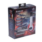 Наушники Defender Warhead G-120, игровые, полноразмерные, микрофон, 3.5мм, 2 м,черно-красные - Фото 11