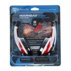 Наушники Defender Warhead G-120, игровые, полноразмерные, микрофон, 3.5мм, 2 м,черно-красные - Фото 7