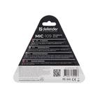 Микрофон Defender MIC-109, компьютерный, на прищепке, кабель 1.8 м, черный - Фото 6