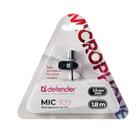 Микрофон Defender MIC-109, компьютерный, на прищепке, кабель 1.8 м, черный - Фото 7