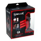 Наушники Redragon Lester, игровые, полноразмерные, микрофон, 3.5мм+USB, 2.2 м, черно-красные - Фото 6