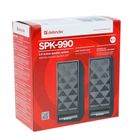 Компьютерные колонки 2.0 DEFENDER SPK-990, 2х3Вт, USB, черные - Фото 7