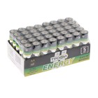 Батарейка алкалиновая "Трофи" Eco, AA, LR6-40BOX, 1.5В, набор 40 шт. - Фото 2