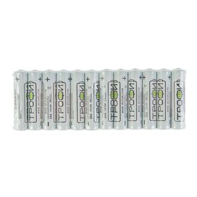 Батарейка алкалиновая "Трофи" Eco, AAA, LR03-12S, 1.5В, спайка, 12 шт.