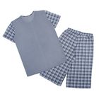 Комплект мужской (футболка, шорты) Горизонт цвет МИКС, р-р 50 - Фото 12