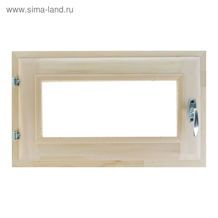 Окно деревянное, 30×50 см, двойное стекло, липа