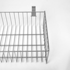 Полка-корзина для экономпанелей, 60×30×15 см, цвет хром - Фото 4