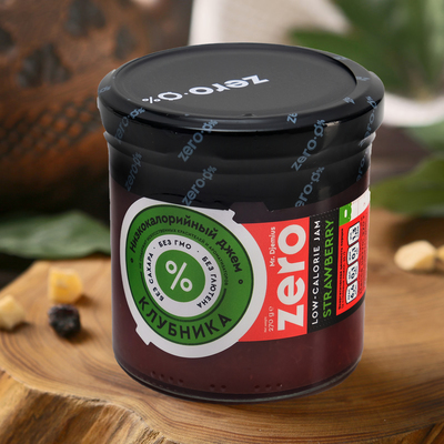 Низкокалорийный джем Mr. Djemius ZERO, клубника, 270 мл