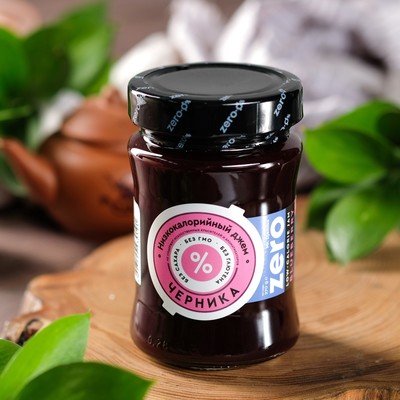 Низкокалорийный джем Mr. Djemius ZERO, черника, 270 мл