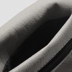 Сумка женская, 2 отдела на молнии, длинный ремень, цвет серый - Фото 5