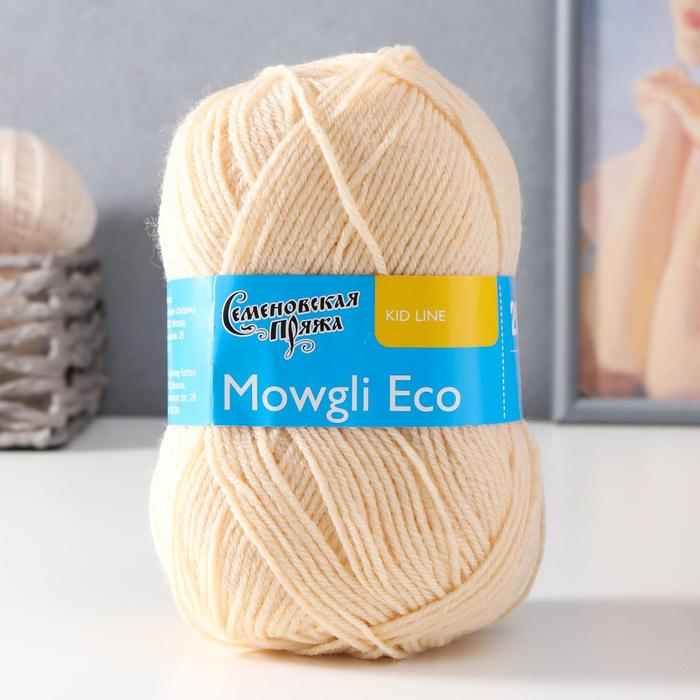 Пряжа Mowgli Eco (МауглиЭко) 90% акрил, 10% капрон 200м/50гр вереск (1445)