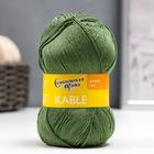 Пряжа Kable (Кабле) 100% хлопок 430м/100гр олива_x1 (30235) - Фото 5