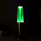 Светильник ночник Лава «Смерч» серебро 35.5 см - Фото 4