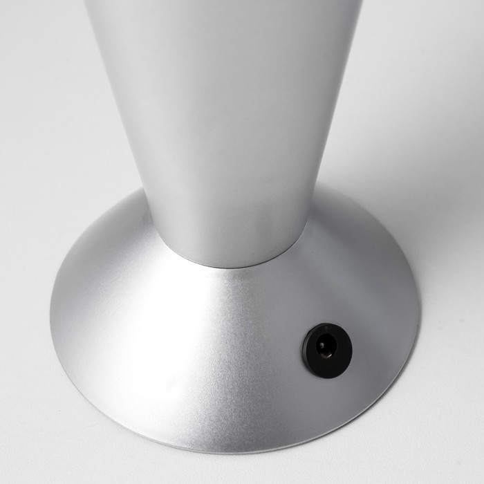 Светильник "Смерч" LED лава, блёстки, серебро 32 см RISALUX - фото 1911249752