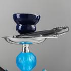 Кальян «Фуджейра», 25 см, 2 трубки, синий - Фото 7