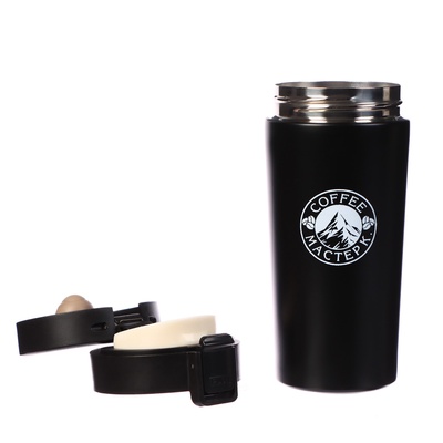 Термокружка, 380 мл, Style "Мастер К. Coffee", сохраняет тепло 8 ч, с ситечком