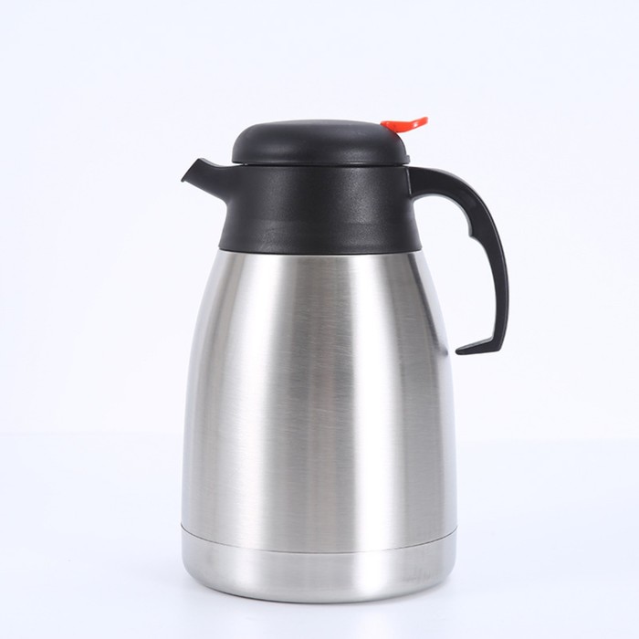 Термос-кофейник с полукруглой ручкой, 2000 мл - Фото 1