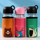 Бутылка для воды «Лесная банда», 420 мл, h=17 см, в чехле, стекло, МИКС - Фото 5