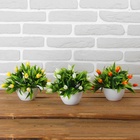 Искусственный цветок в горшке «Тюльпаны», 14×16 см, МИКС - Фото 5