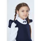 Школьный сарафан для девочки, цвет синий, рост 128 - Фото 5