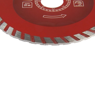 Диск алмазный отрезной ЛОМ, TURBO, сухой рез, 125×22 мм