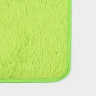 Коврики для ванной и туалета Доляна «Пушистик», 2 шт.: 40×50 см, 50×80 см, цвет зелёный - Фото 2